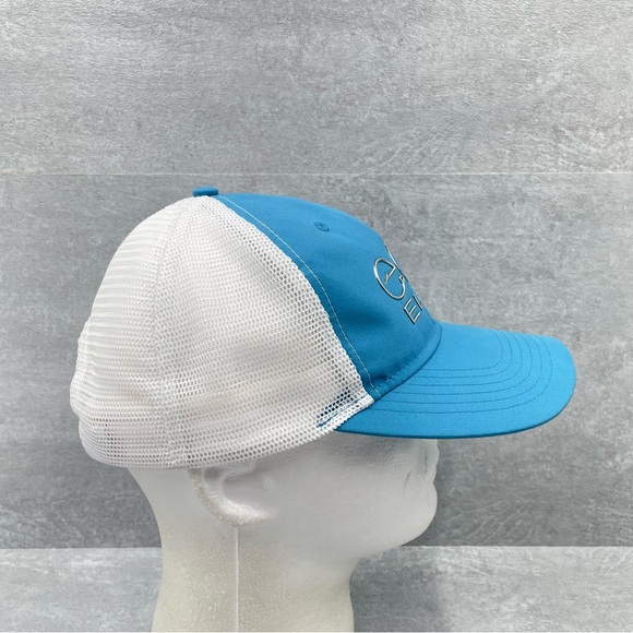 EAG Elite Hat Baseball Ball Cap ADJUSTABLE Blue White Relaxed Fit Mesh Back - Picture 6 of 9